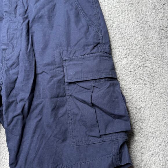 Levis Cargo Shorts Mens Size 38 Two Horse Levi Strauss Blue Outdoor Waterless - Picture 6 of 14